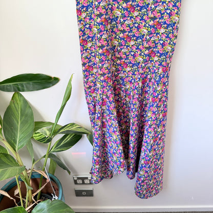 Mirrou Size M Floral Maxi Dress