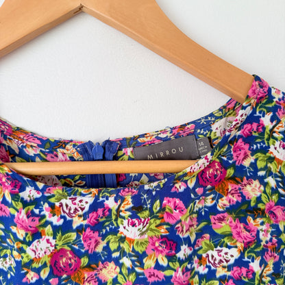 Mirrou Size M Floral Maxi Dress