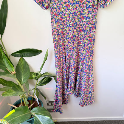 Mirrou Size M Floral Maxi Dress