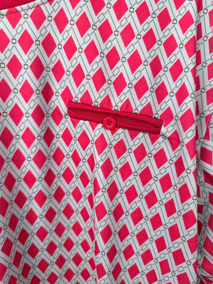 Ceraolei Size 2 (49cm u/arm) Geometric Diamond Pattern T-Shirt