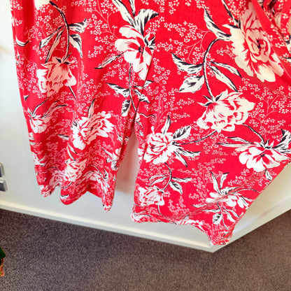 Zest U/Arm to U/Arm 46cm Floral Print Wrap Jumpsuit