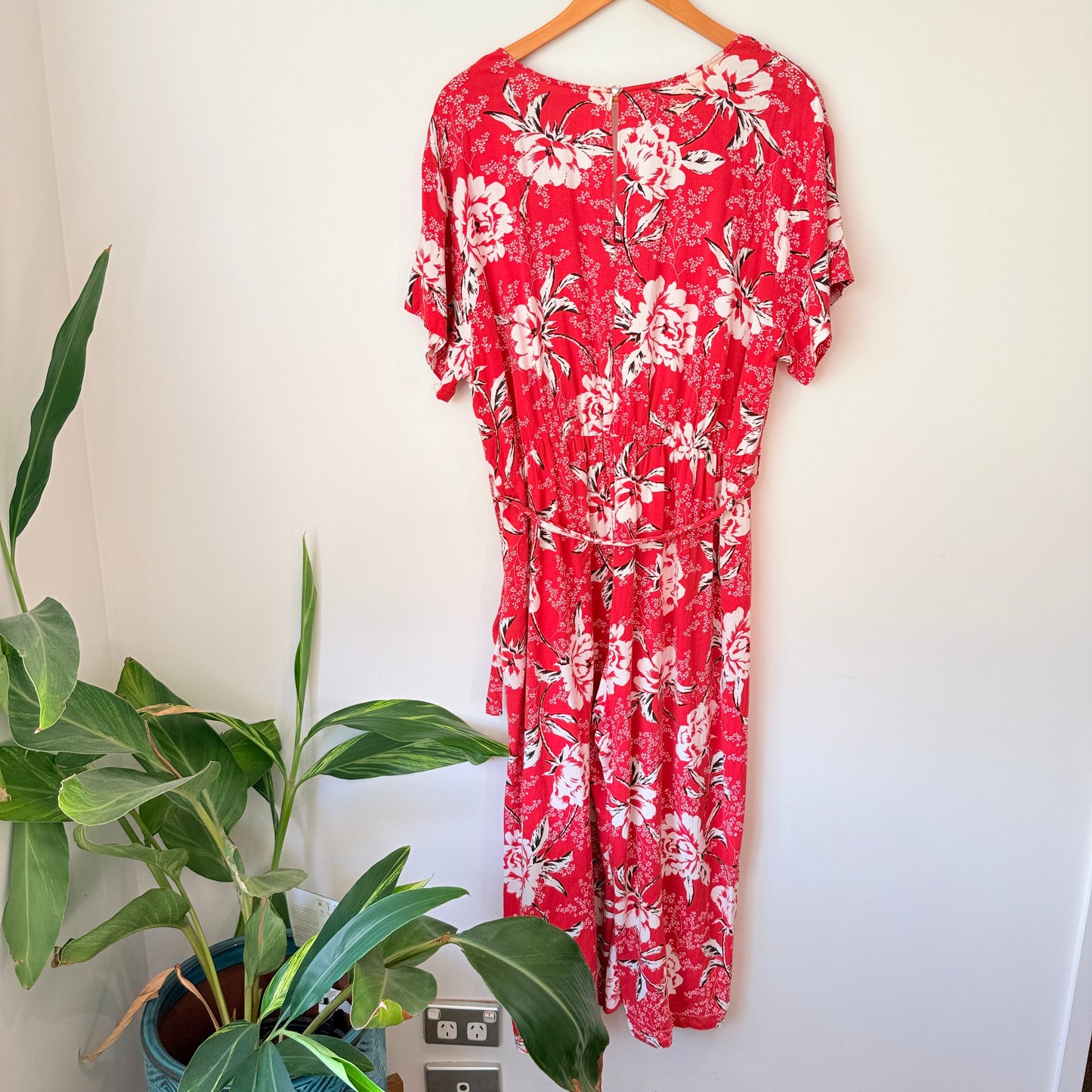 Zest U/Arm to U/Arm 46cm Floral Print Wrap Jumpsuit