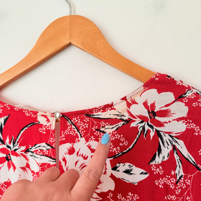 Zest U/Arm to U/Arm 46cm Floral Print Wrap Jumpsuit