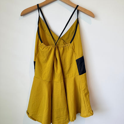 Dhwoar Eyelet Peplum Mini Dress – U/Arm 42cm