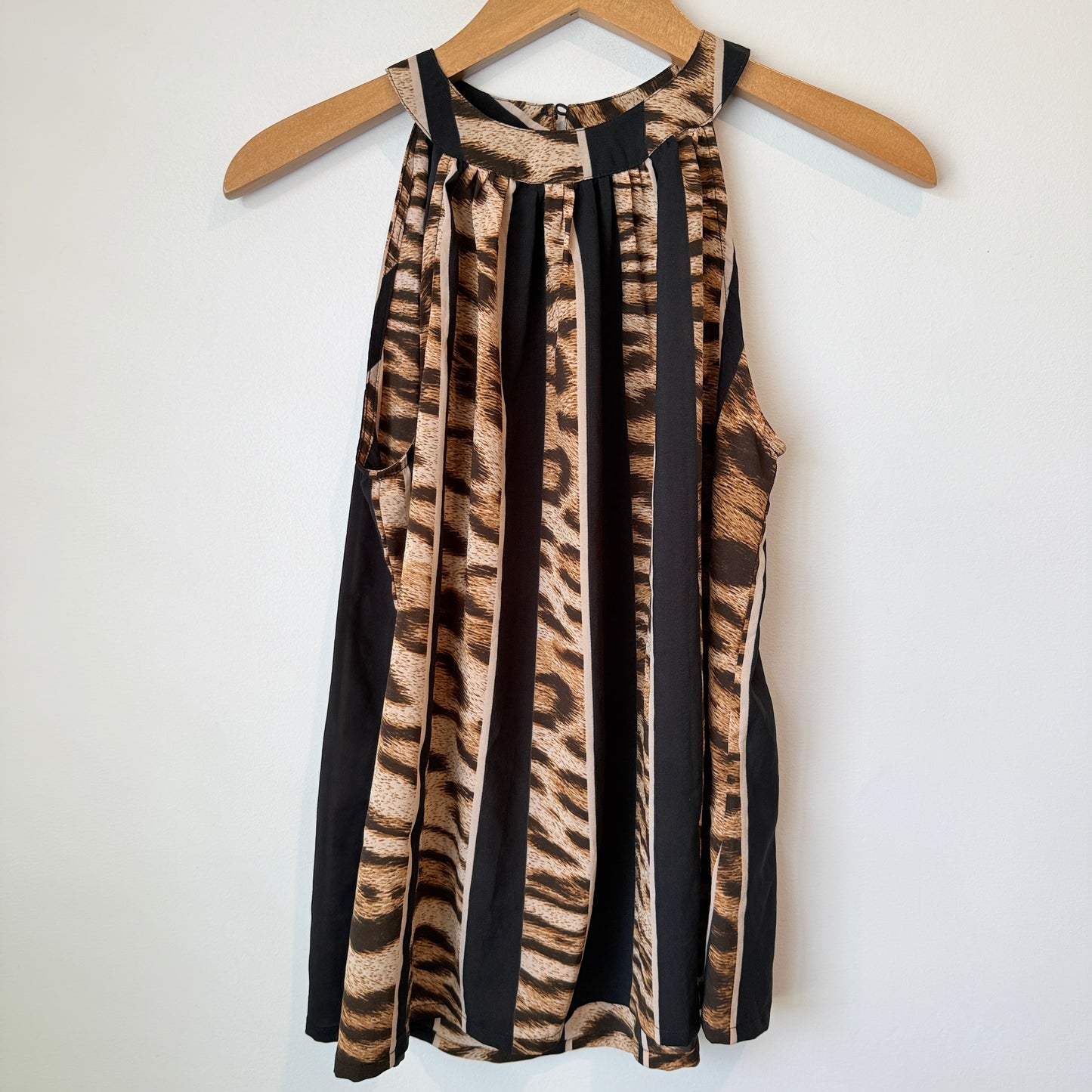 Fosh Size XL Animal Print Sleeveless Tunic