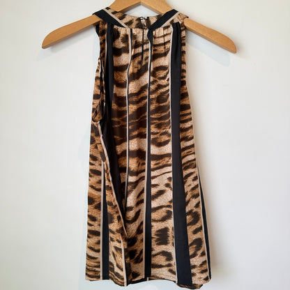 Fosh Size XL Animal Print Sleeveless Tunic
