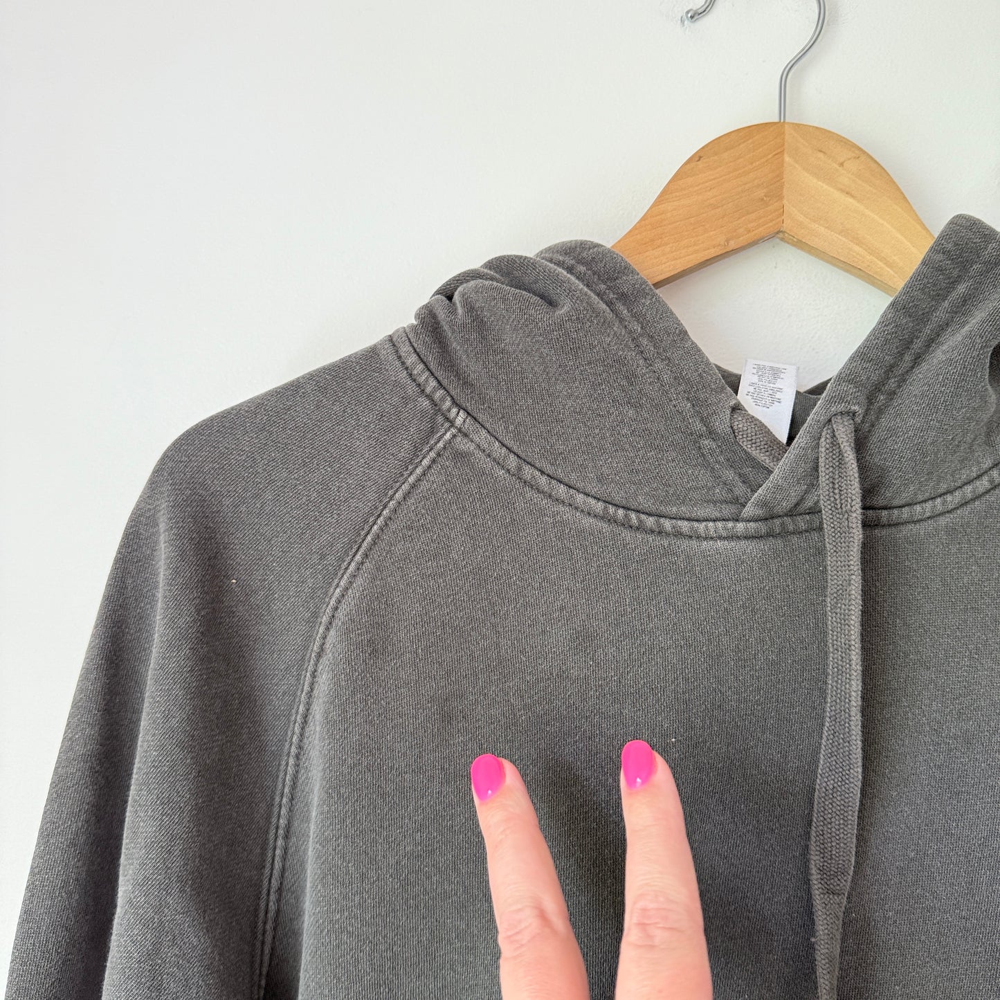 AS Colour Faded Oliver MMA Hoodie Washed Grey - S