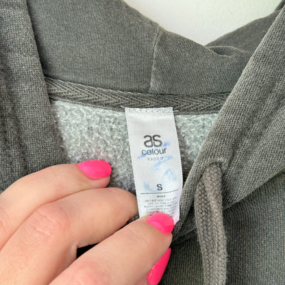 AS Colour Faded Oliver MMA Hoodie Washed Grey - S