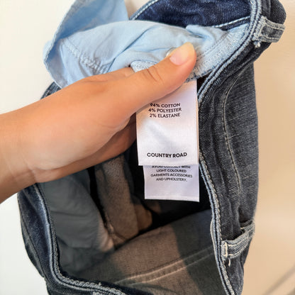 Country Road Size 6 High-Waisted Slim-Fit Blue Jeans