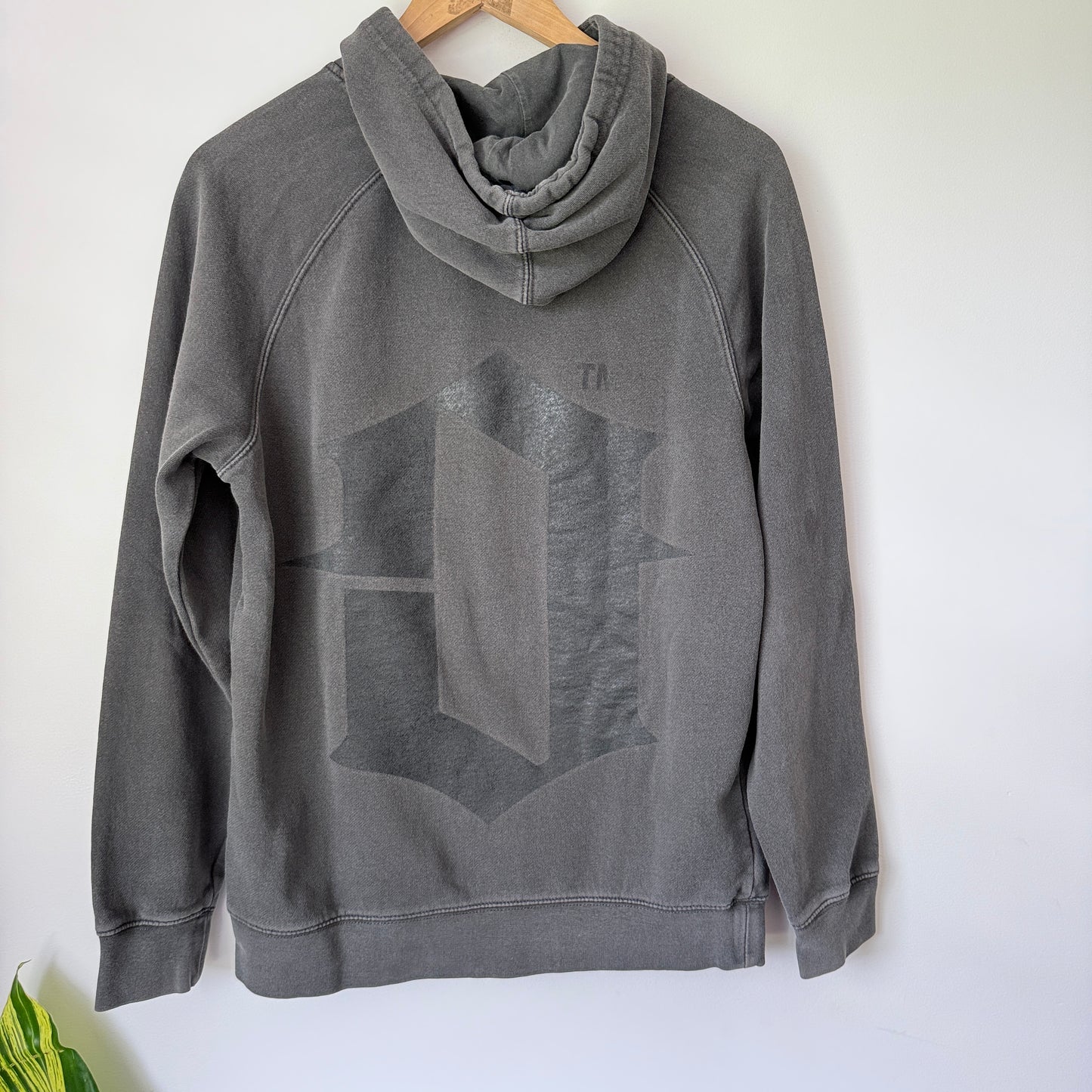 AS Colour Faded Oliver MMA Hoodie Washed Grey - S