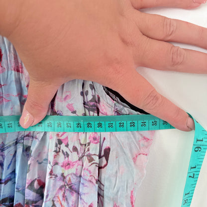 Jaroc Size U/Arm to U/Arm 53cm Floral Print Sleeveless Dress