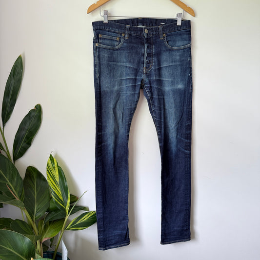 Made in Japan Prism Denim Jeans Dark Wash Blue - 31