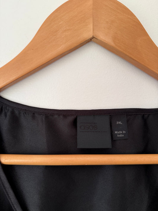 ASOS Size 2XL V Neck Long-Sleeve Top