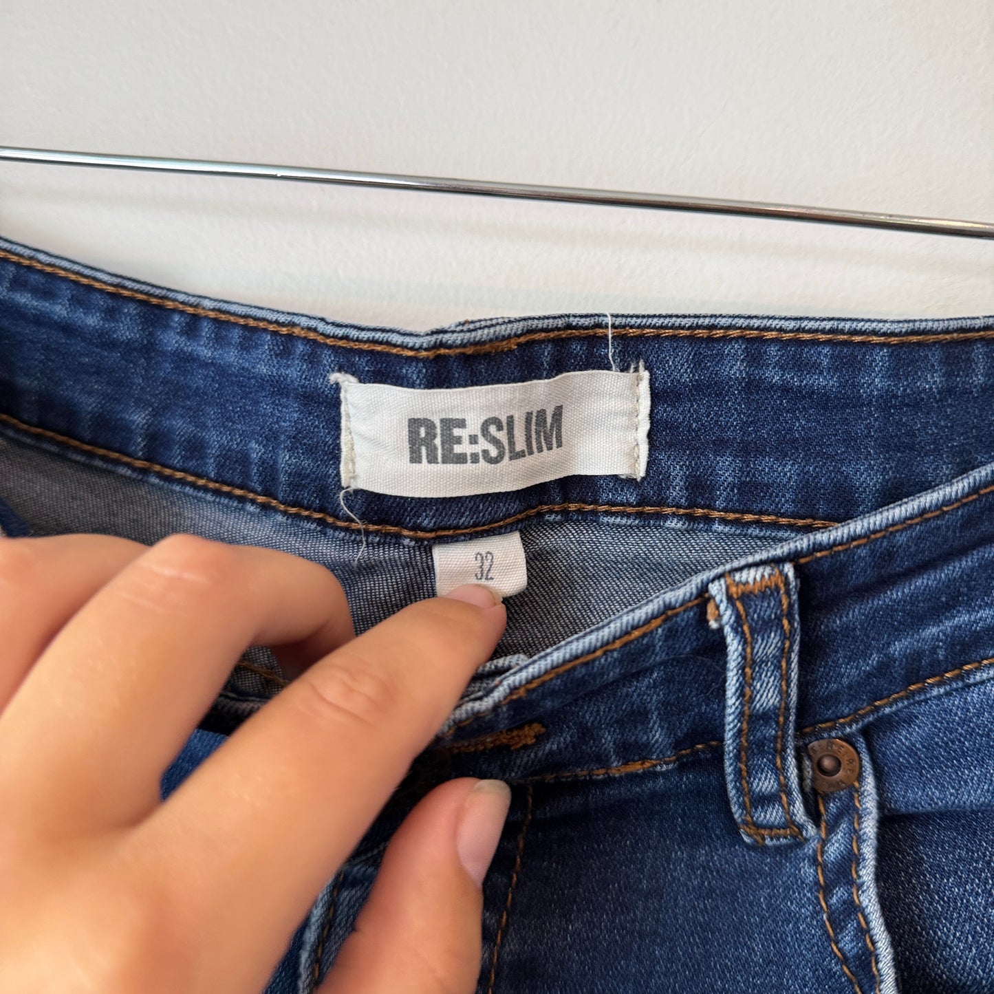 Re:Slim Size 32 Denim Slim-Fit Jeans