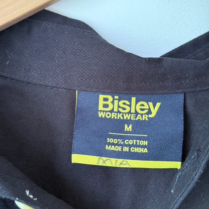 Bisley Workwear with back Graphic Short Sleeve Shirt Black - M