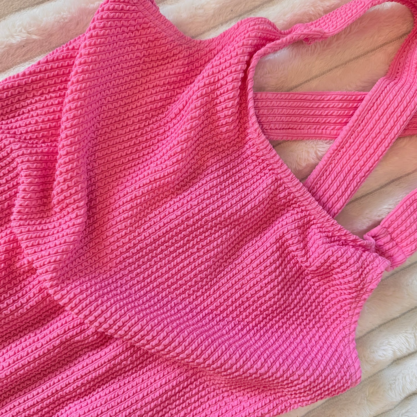 FREE by Cotton On Pink One-Piece Swimsuit – Size 12