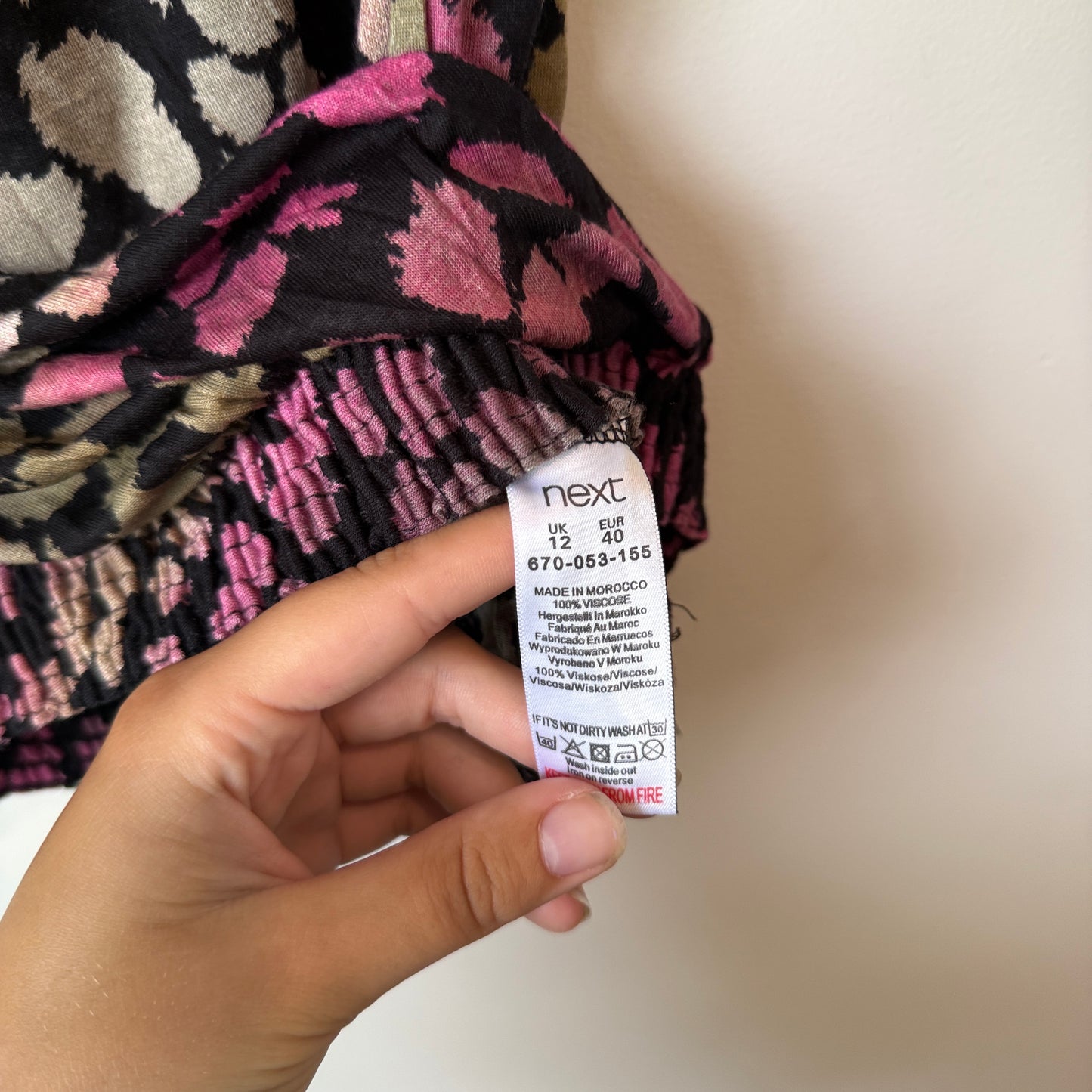 Next Size 12 Multi Coloured Sleeveless Top