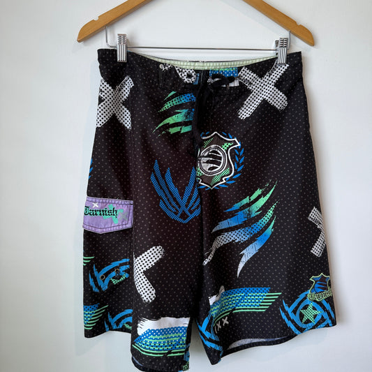 Tarnish Size M Multicolored Board Shorts