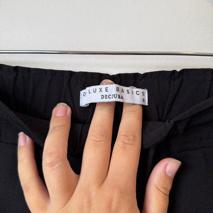 Decjuba D-Luxe Basics Size 6 Drop-Crotch Pants