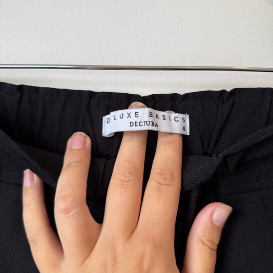 Decjuba D-Luxe Basics Size 6 Drop-Crotch Pants