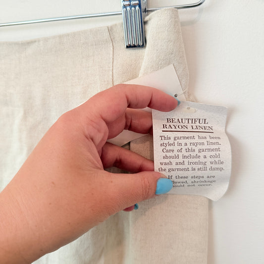 Limited EziBuy (NZ Made) Size 16 Linen Blend Skirt