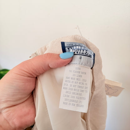 Limited EziBuy (NZ Made) Size 16 Linen Blend Skirt