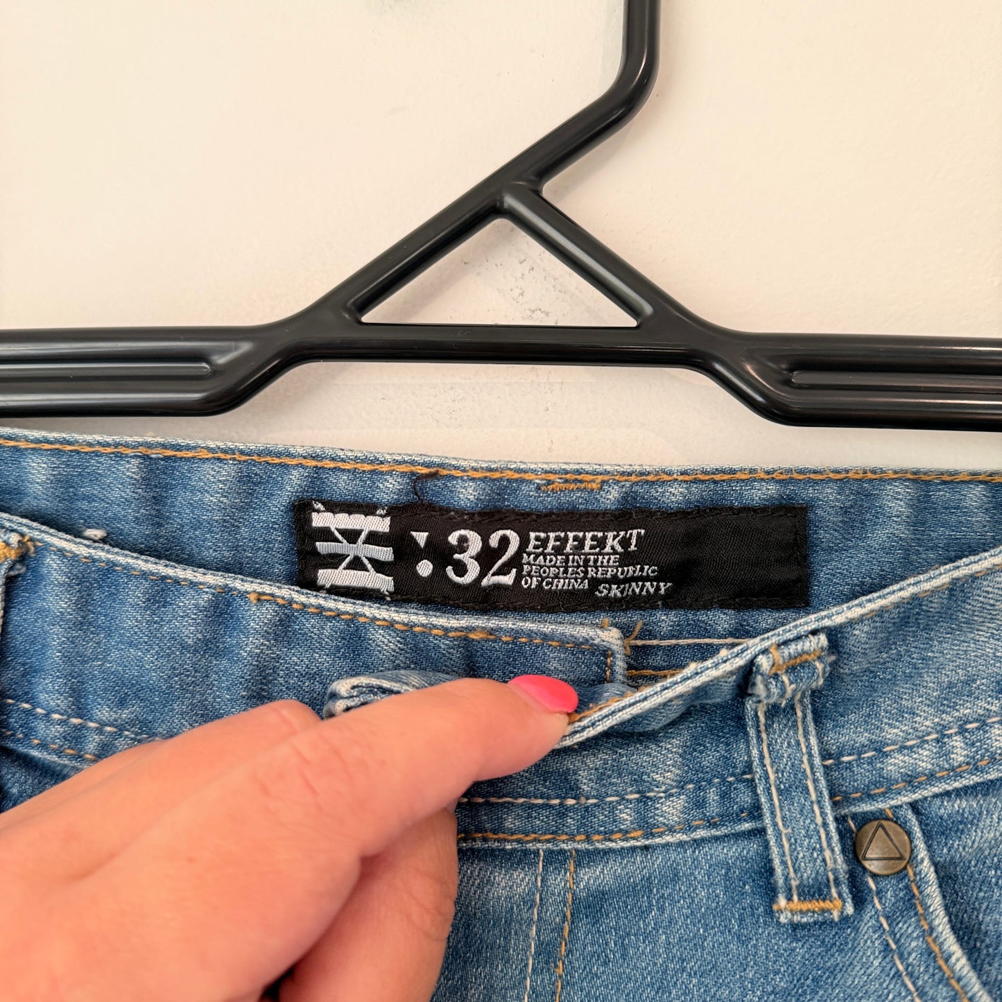 Effekt Size 32 Blue Denim Jeans