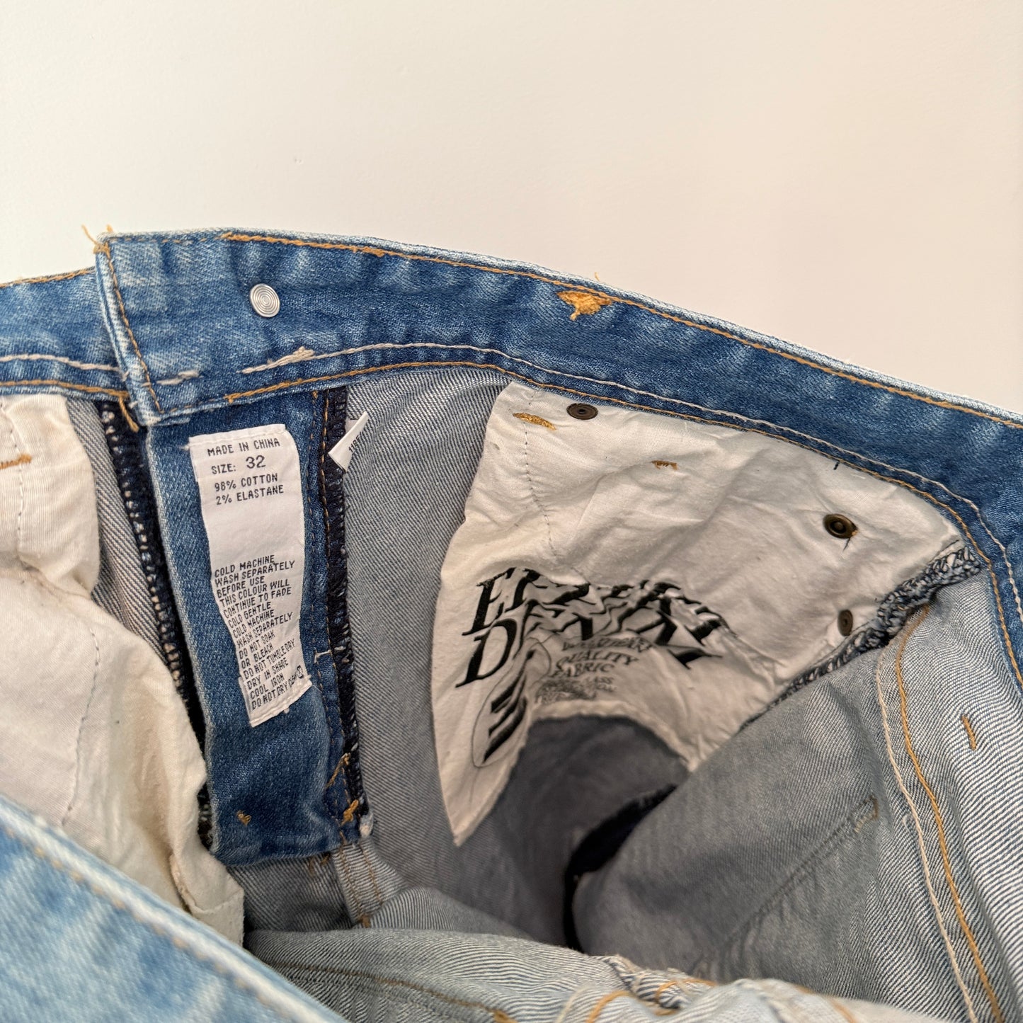 Effekt Size 32 Blue Denim Jeans