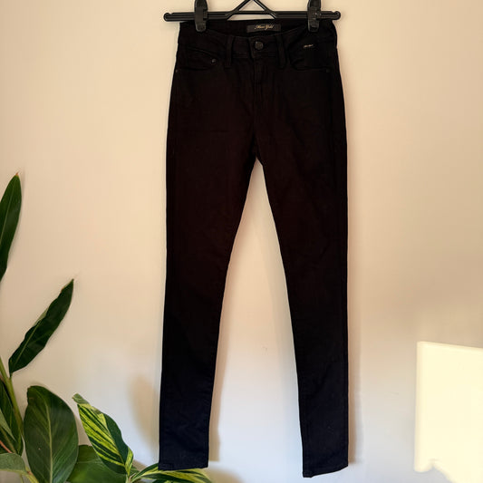 Mari Gold Waist 62cm Women’s Black Legging Jeans