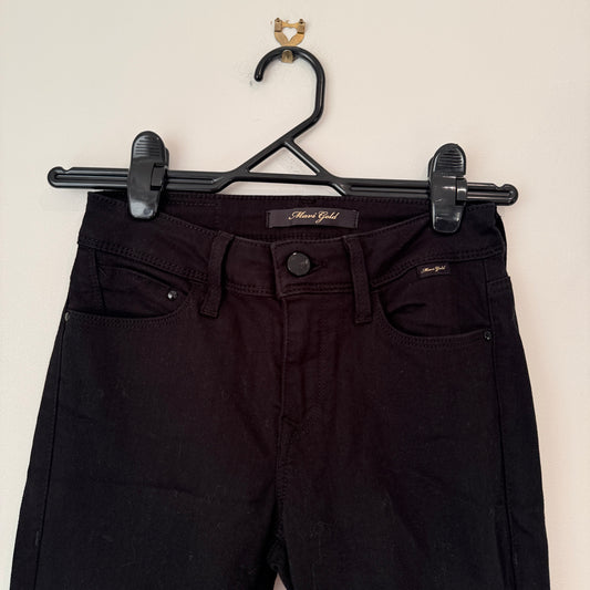 Mari Gold Waist 62cm Women’s Black Legging Jeans