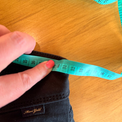 Mari Gold Waist 62cm Women’s Black Legging Jeans