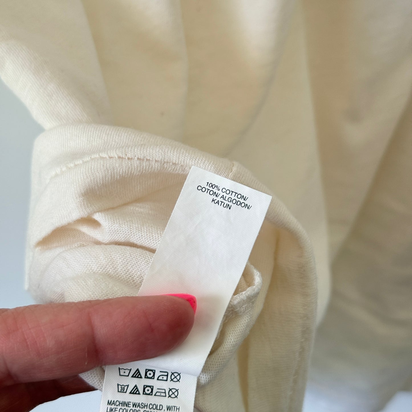 Lucky Brand Steve McQueen Collector's Edition T-Shirt in Cream - Size XL