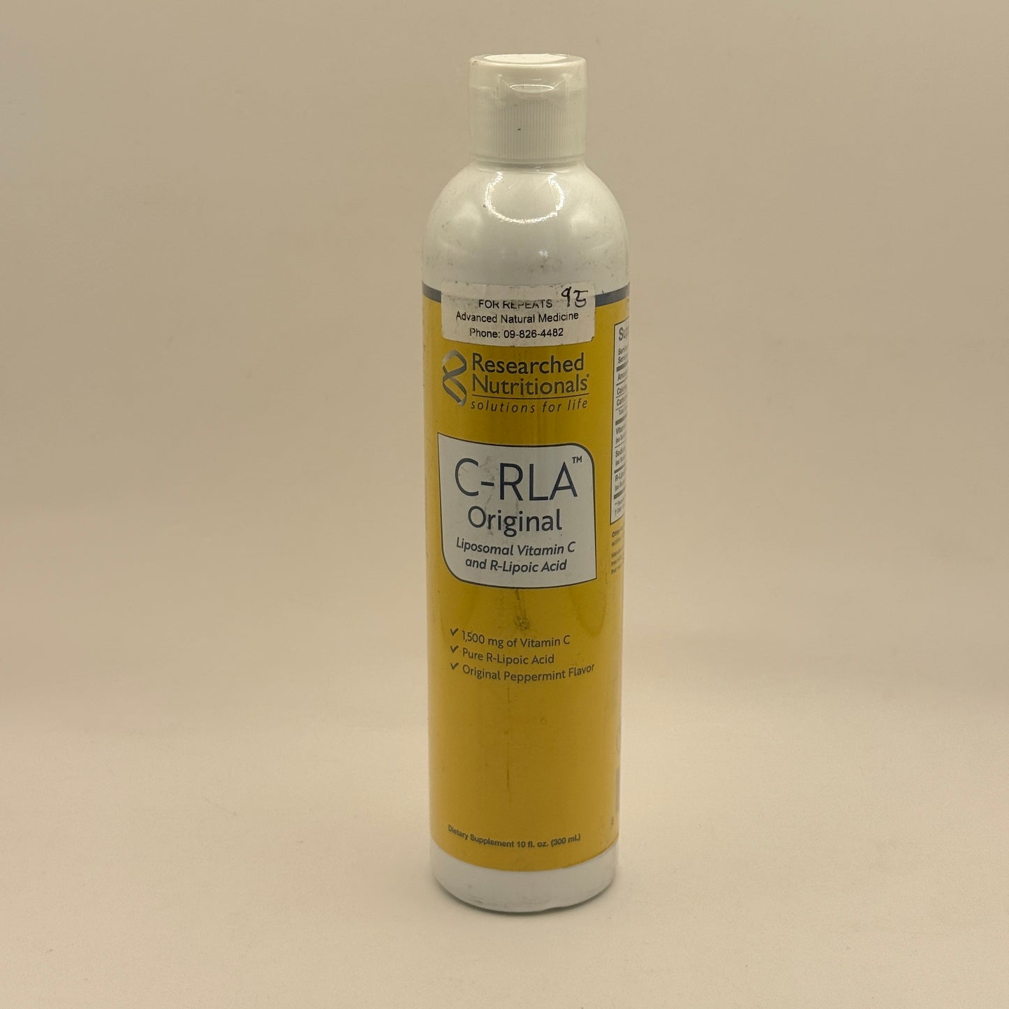 C-RLA Original Liposomal Vitamin C & R-Lipoic Acid 300ml