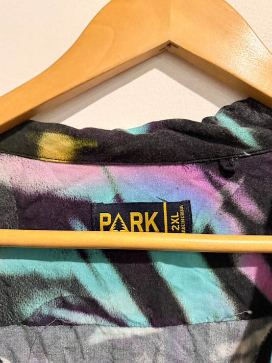 Park Size 2XL Multi-Colored Rayon Shirt