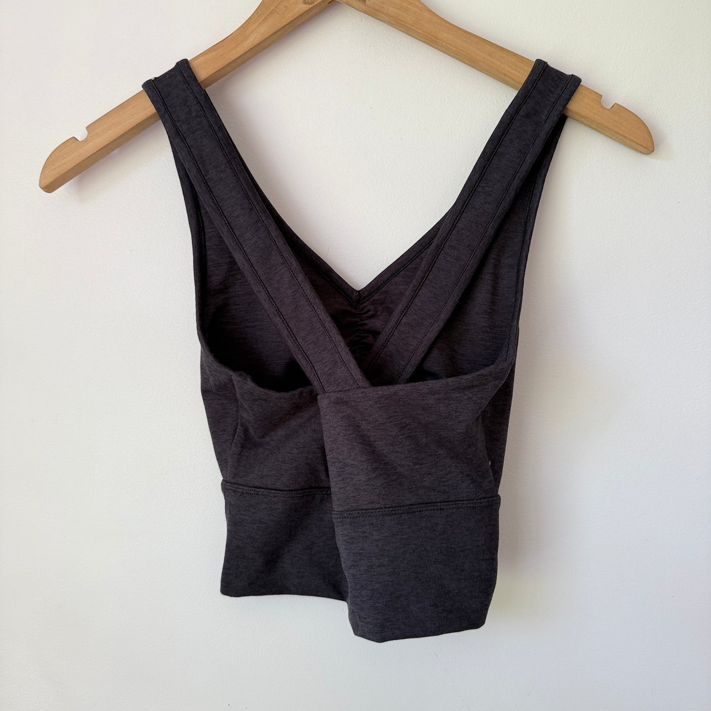 Cotton On Body Size XS Black V-Neck Cross Back Top