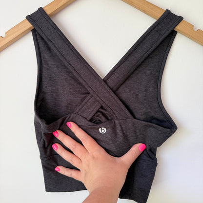 Cotton On Body Size XS Black V-Neck Cross Back Top