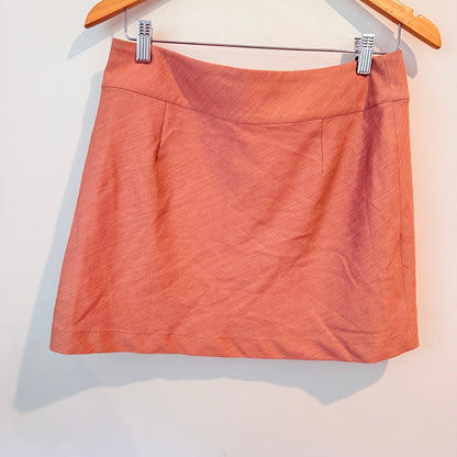 Glassons Pleated Mini Skirt Tan Size 10