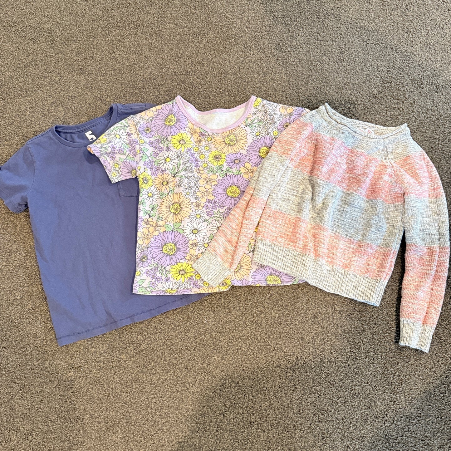 Girls Clothing Bundle 3 Piece Set Size 4-5 Years (Cotton On Kids, Cat & Jack)