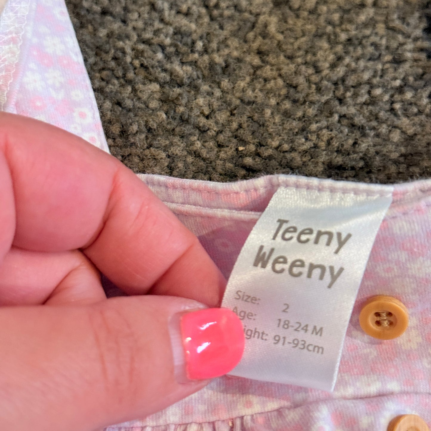 Toddler Girls Clothing Bundle 3 Piece Set Size 18-24 Months (H&H, Teeny Weeny)