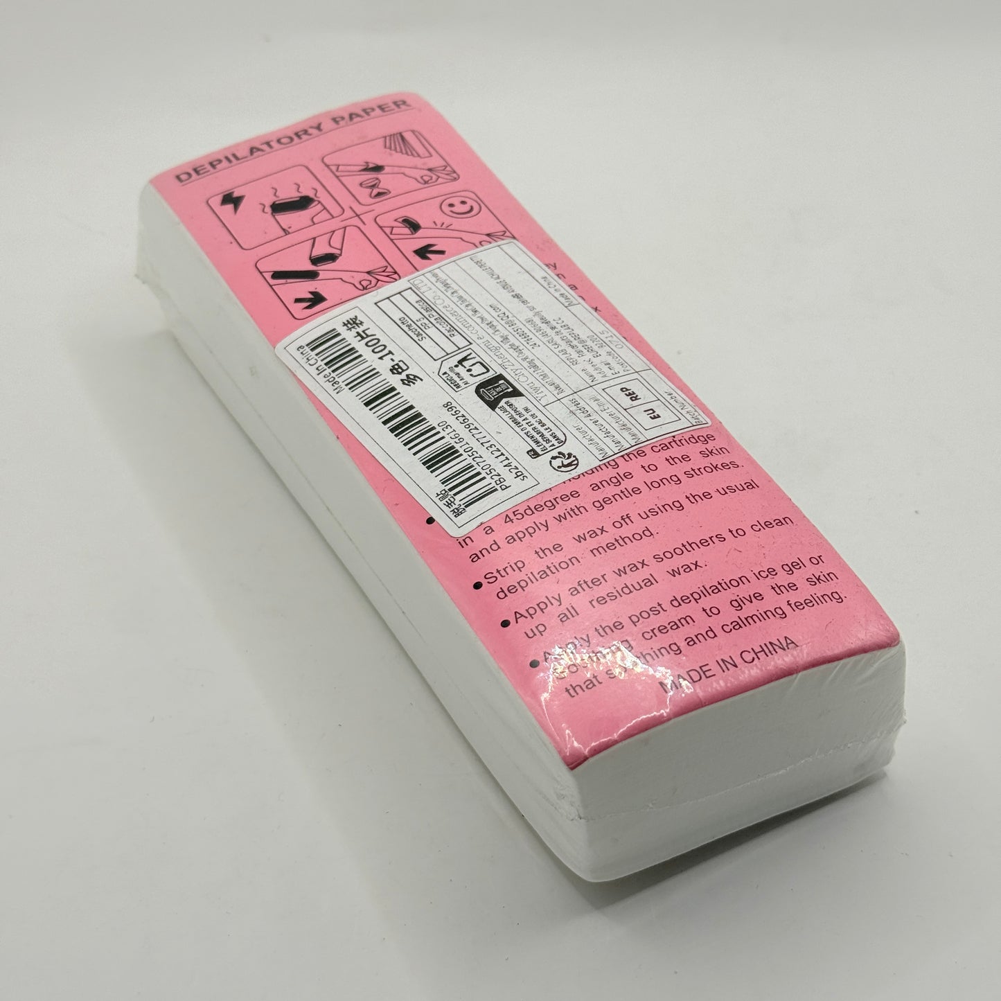 Depilatory Waxing Strips (Pack of 100)