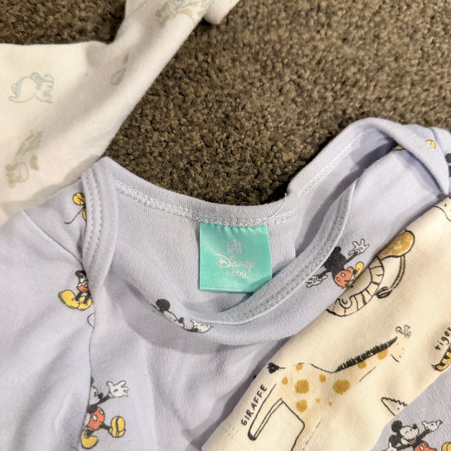 Newborn Baby Girl Essentials: 3-Piece Bodysuit & Onesie Set - NB-3m