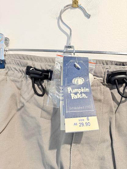Pumpkin Patch Canvas Cargo Shorts Granite