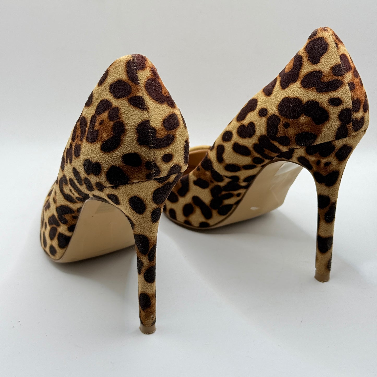 Novo Leopard Print Pointed Toe Stiletto Heels Size 7