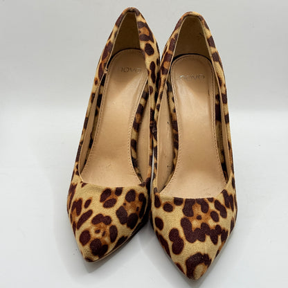 Novo Leopard Print Pointed Toe Stiletto Heels Size 7