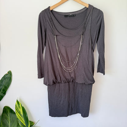 Calvin Klein Jeans Size S Long Sleeve Mini Dress