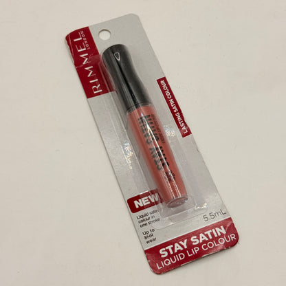 RIMMEL LONDON 5.5mL STAY SATIN LIQUID LIP COLOUR 210 IT GIRL