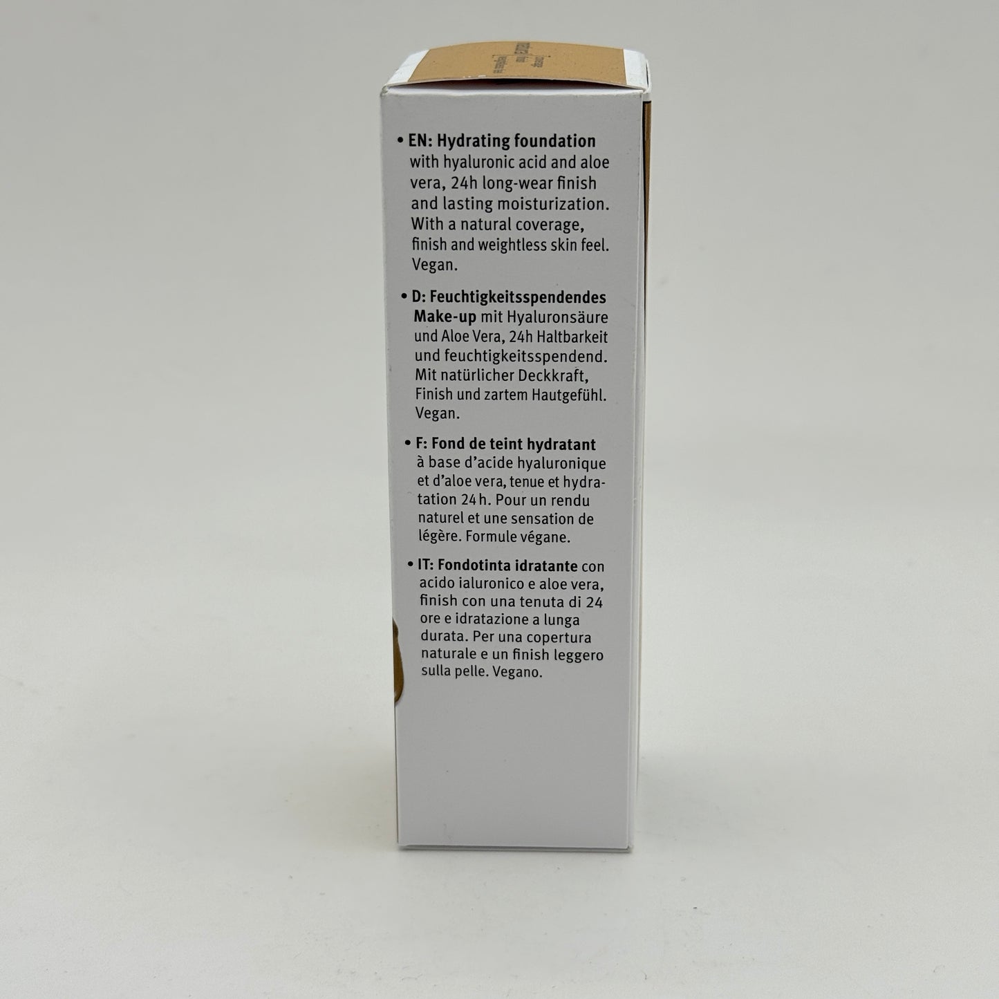 Essence Cosmetics Pretty Natural Base Hidratante 080-Cool Chai foundation 30ml