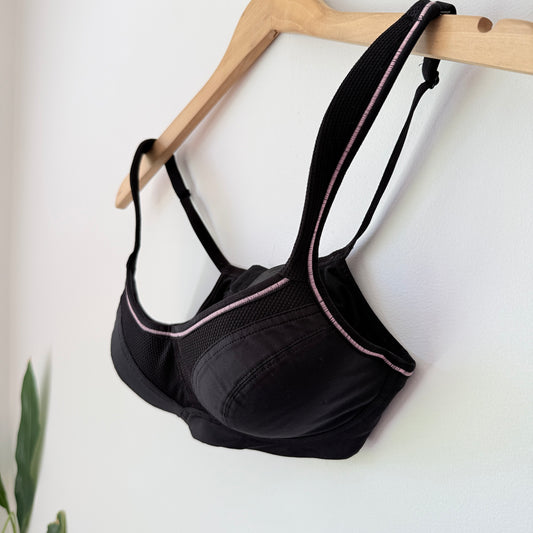 Heidi Klum Size 10C Low Impact Fit Custom Lift Lounge Bra