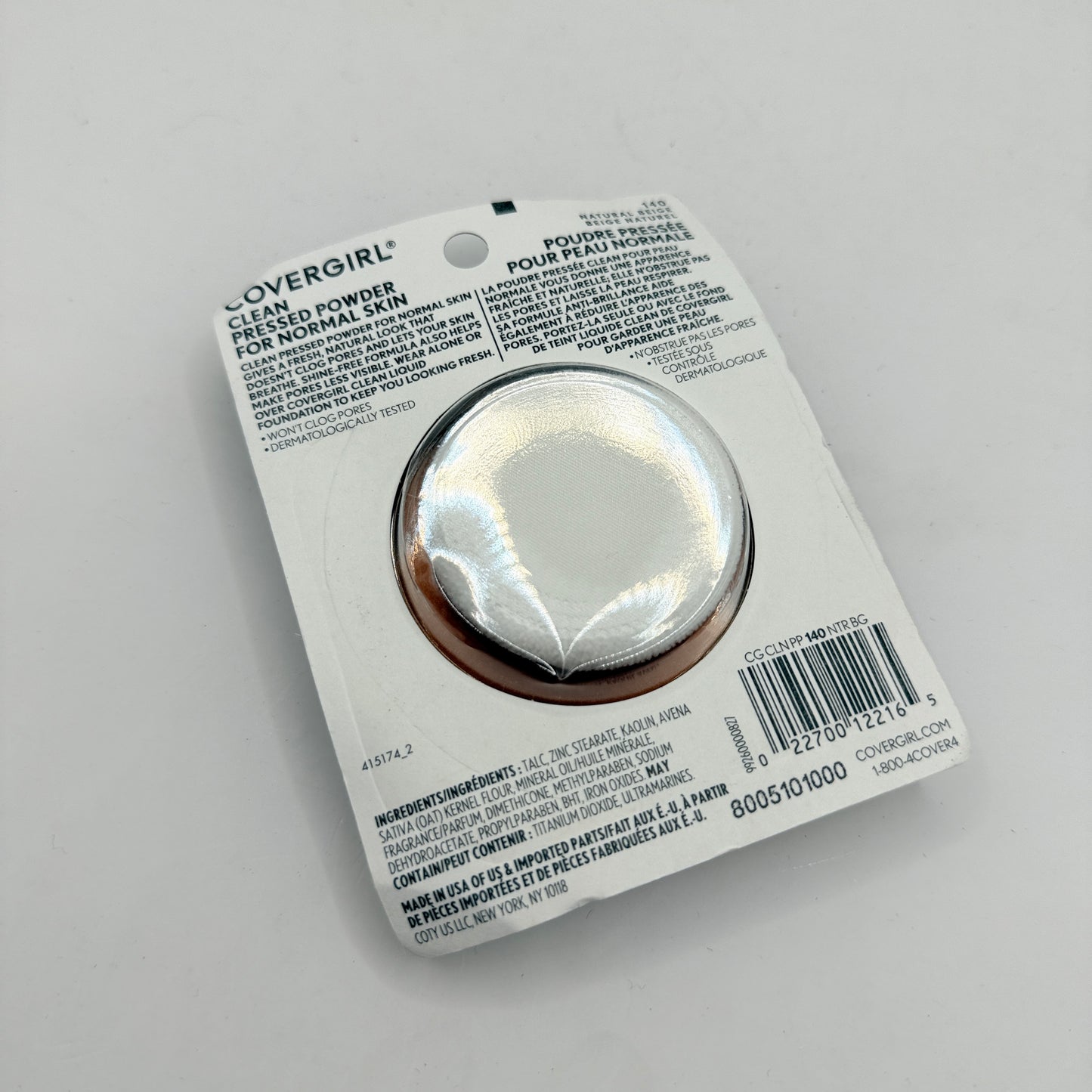 Covergirl Clean Pressed Powder 11 g – 140 Natural Beige