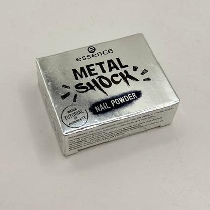 essence Metal Shock Nail Powder – Silver